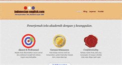 Desktop Screenshot of indonesian-english.com